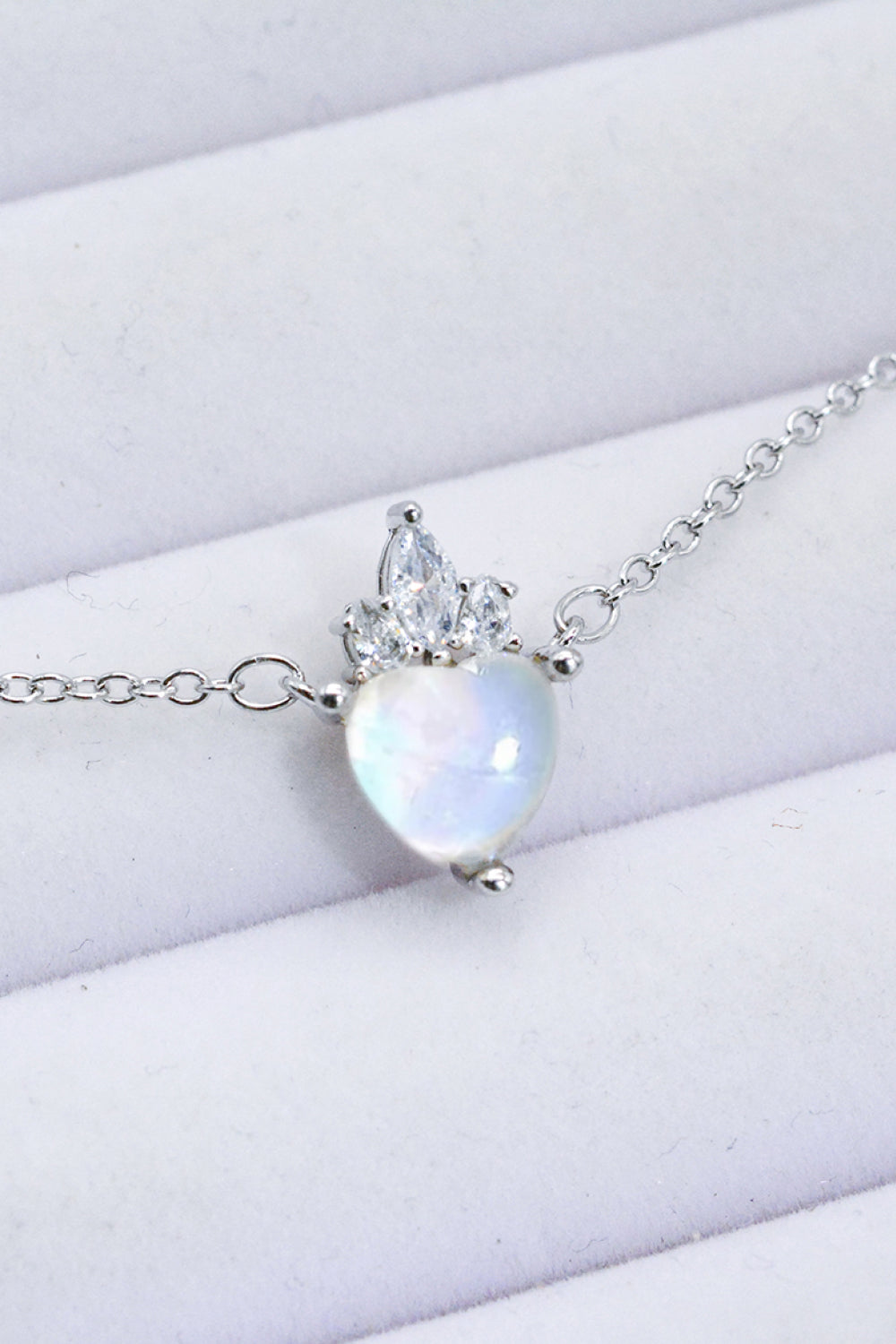 Athena's Charm Moonstone Necklace