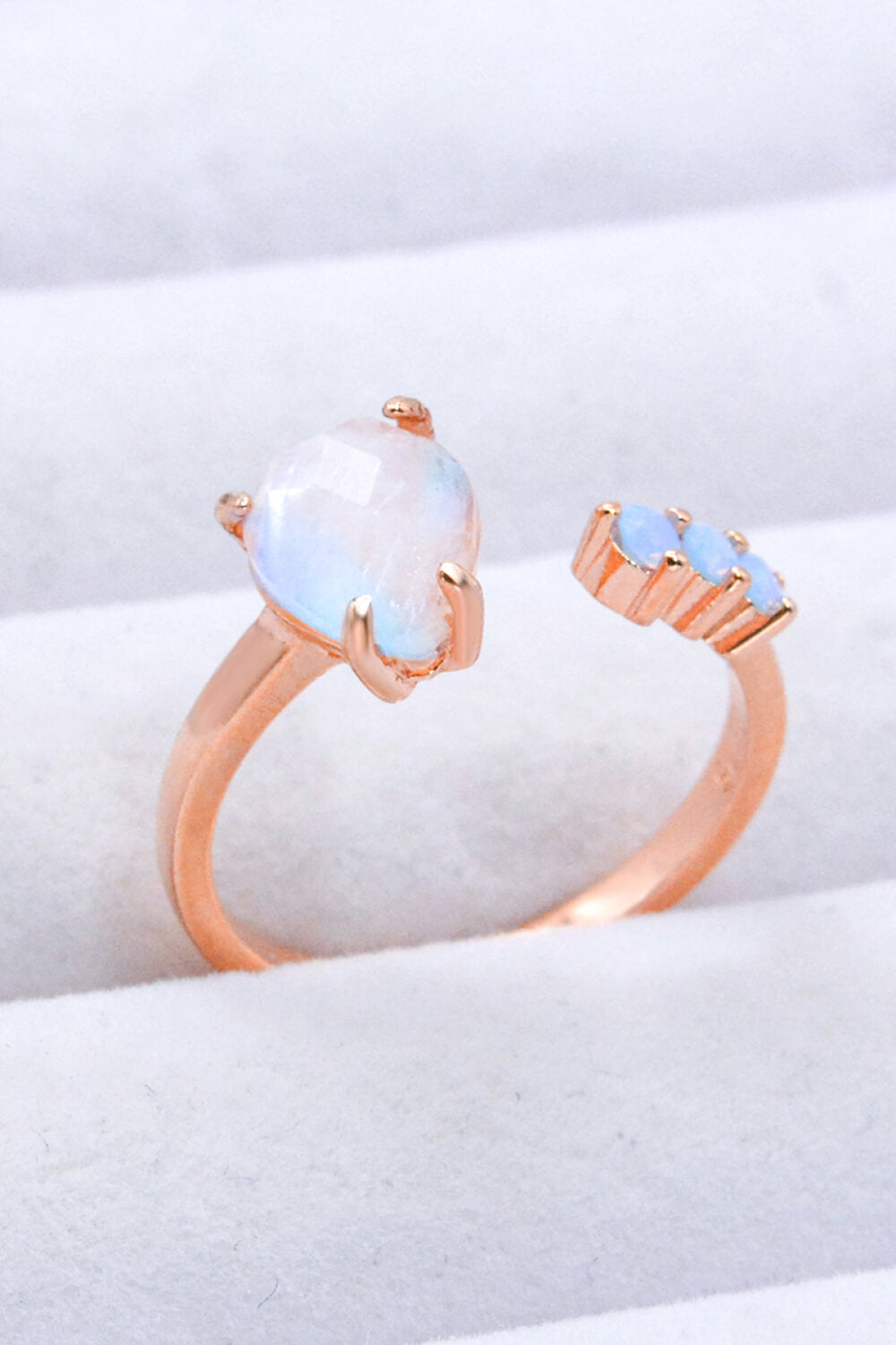 Stardust Moonstone Ring