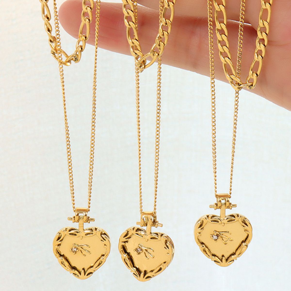Cupid's Bow Double-Layered Necklace
