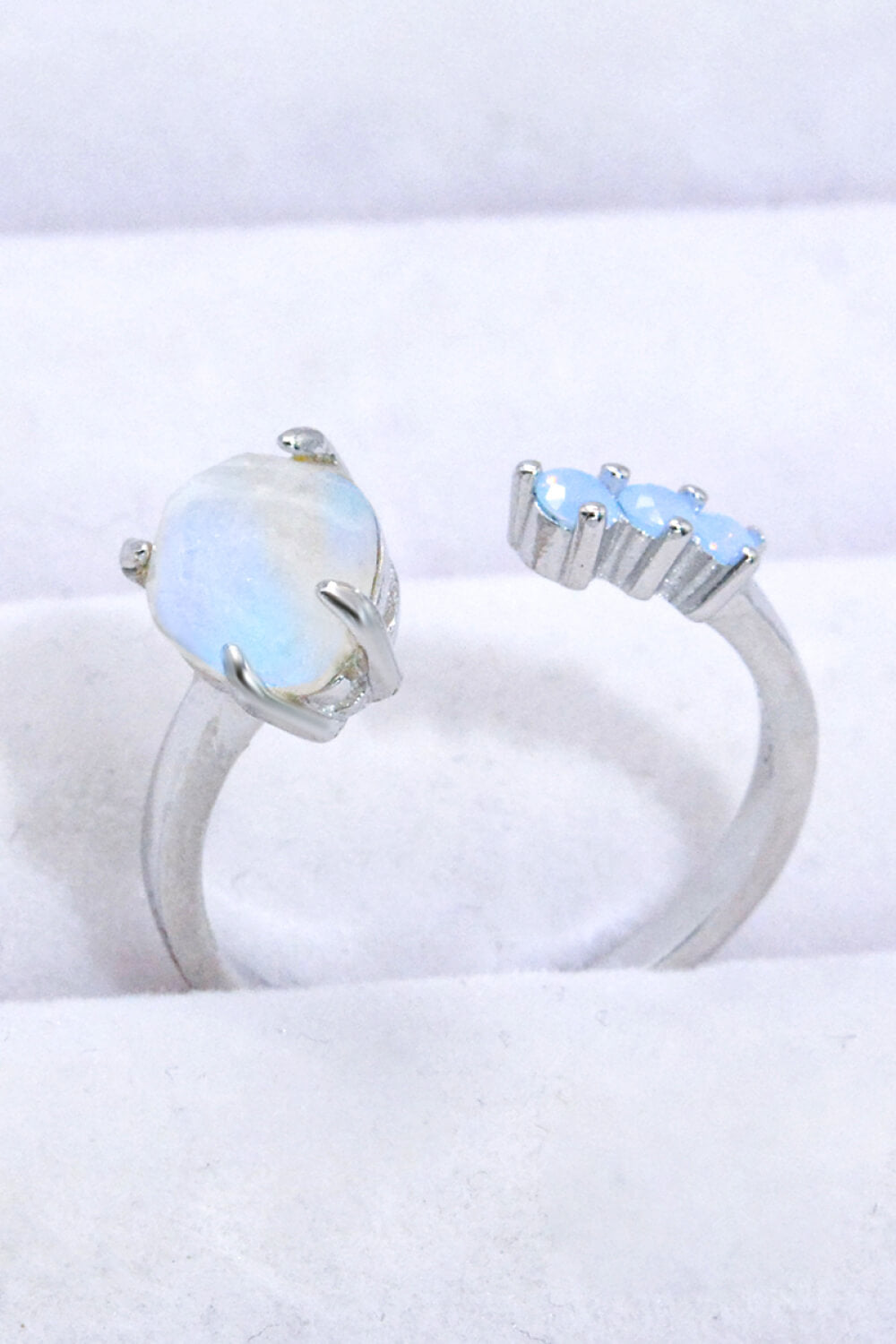 Stardust Moonstone Ring