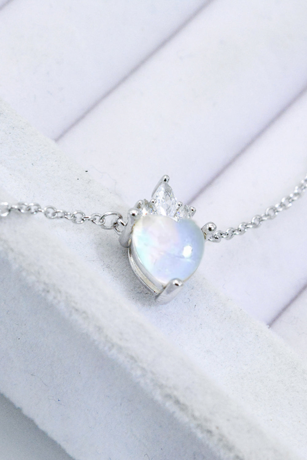 Athena's Charm Moonstone Necklace