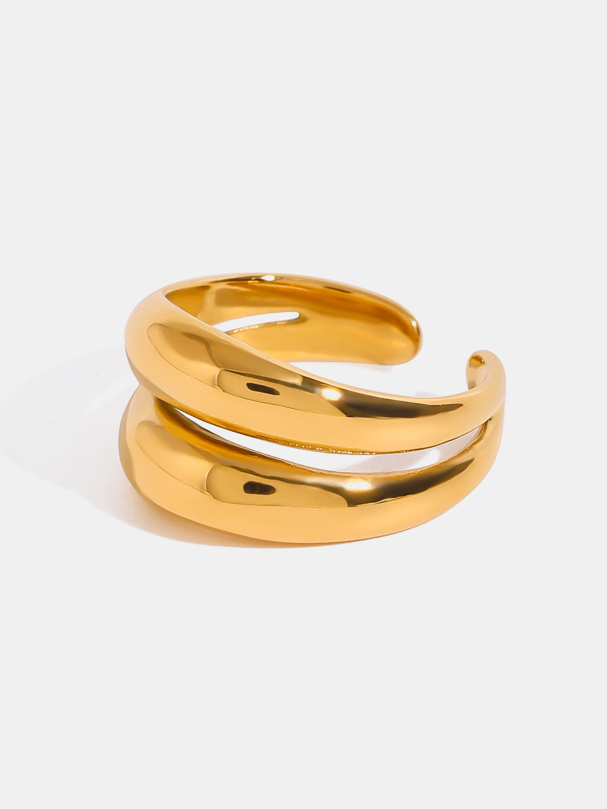 Hadid Double-Layered Ring