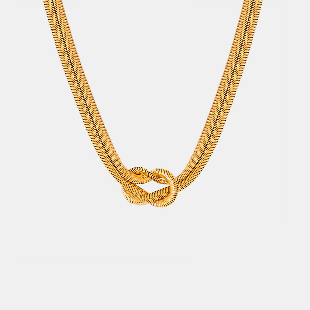 Intertwined Knot Necklace