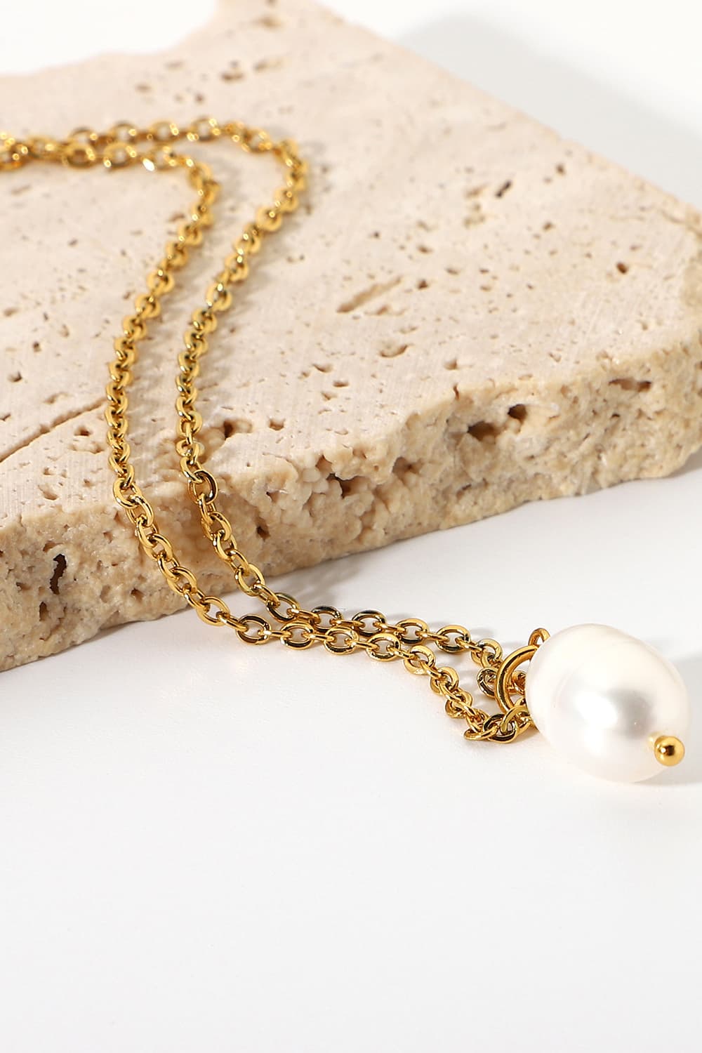 Poseidon's Pearl Pendant Necklace
