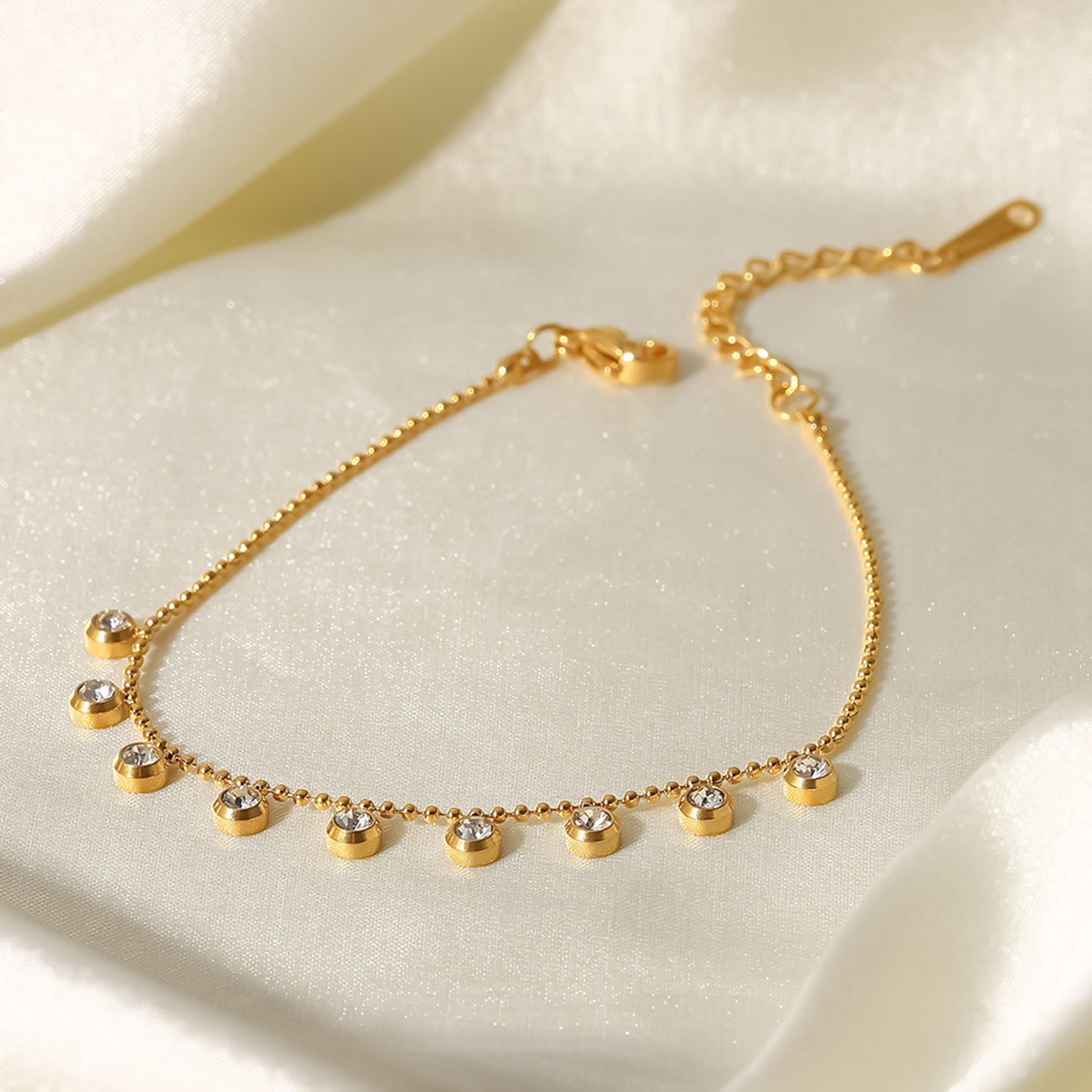 Gemmed Stackable Necklace