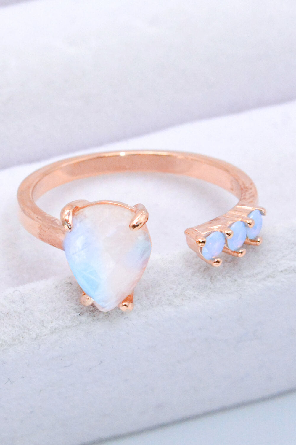 Stardust Moonstone Ring