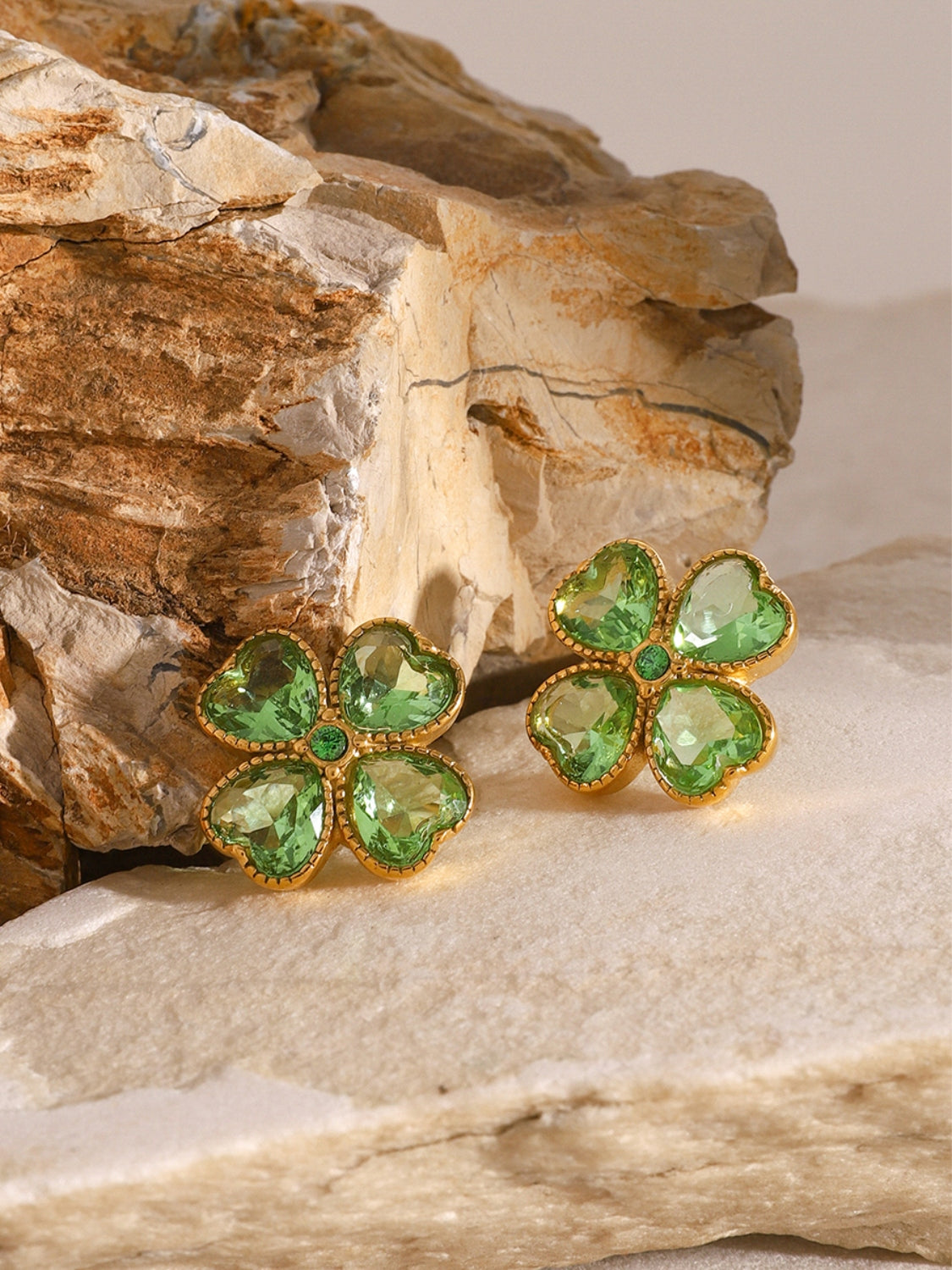 Fated Lucky Clover Earrings