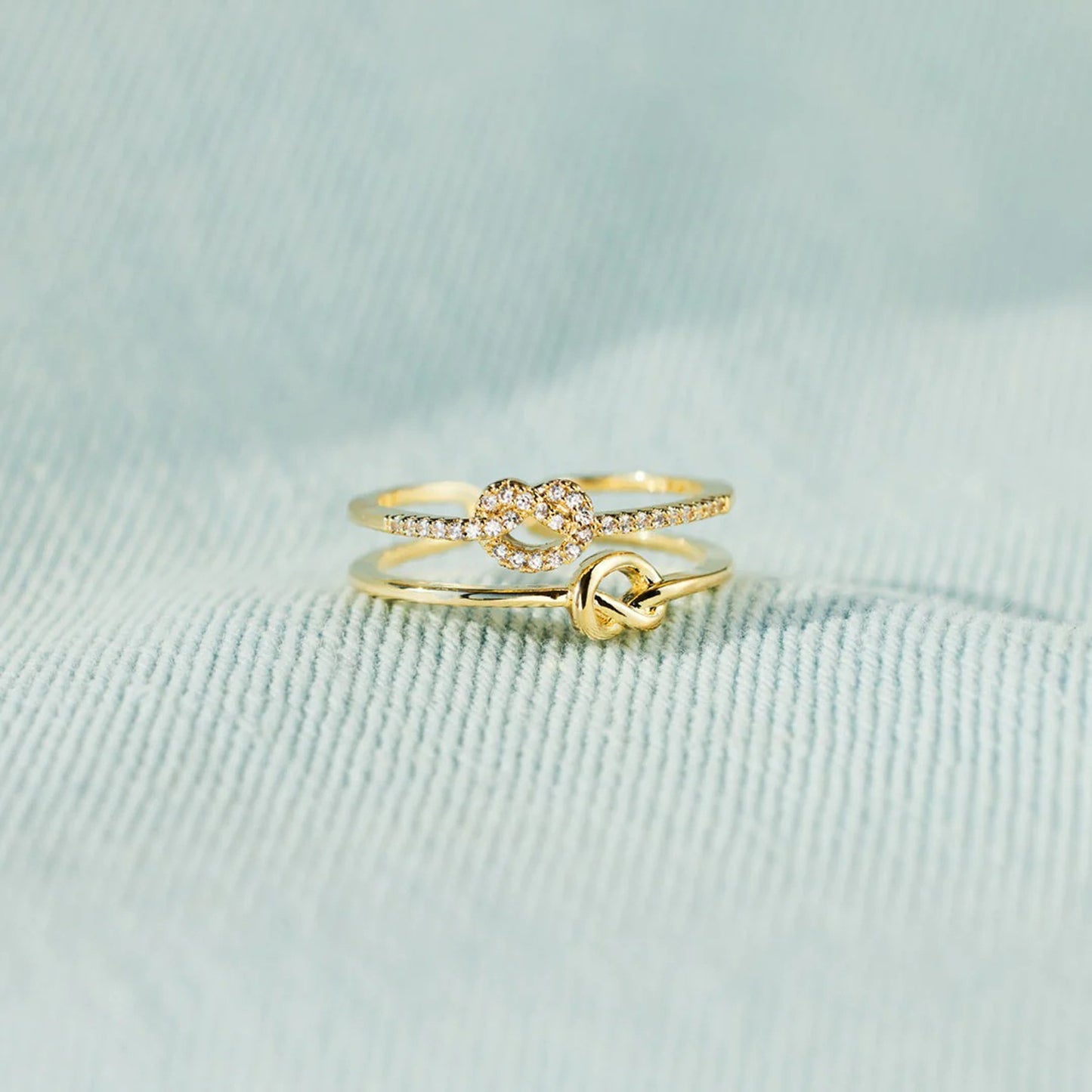 Gia's Knot Infinity Ring