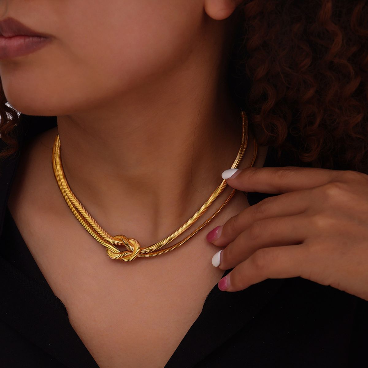 Intertwined Knot Necklace