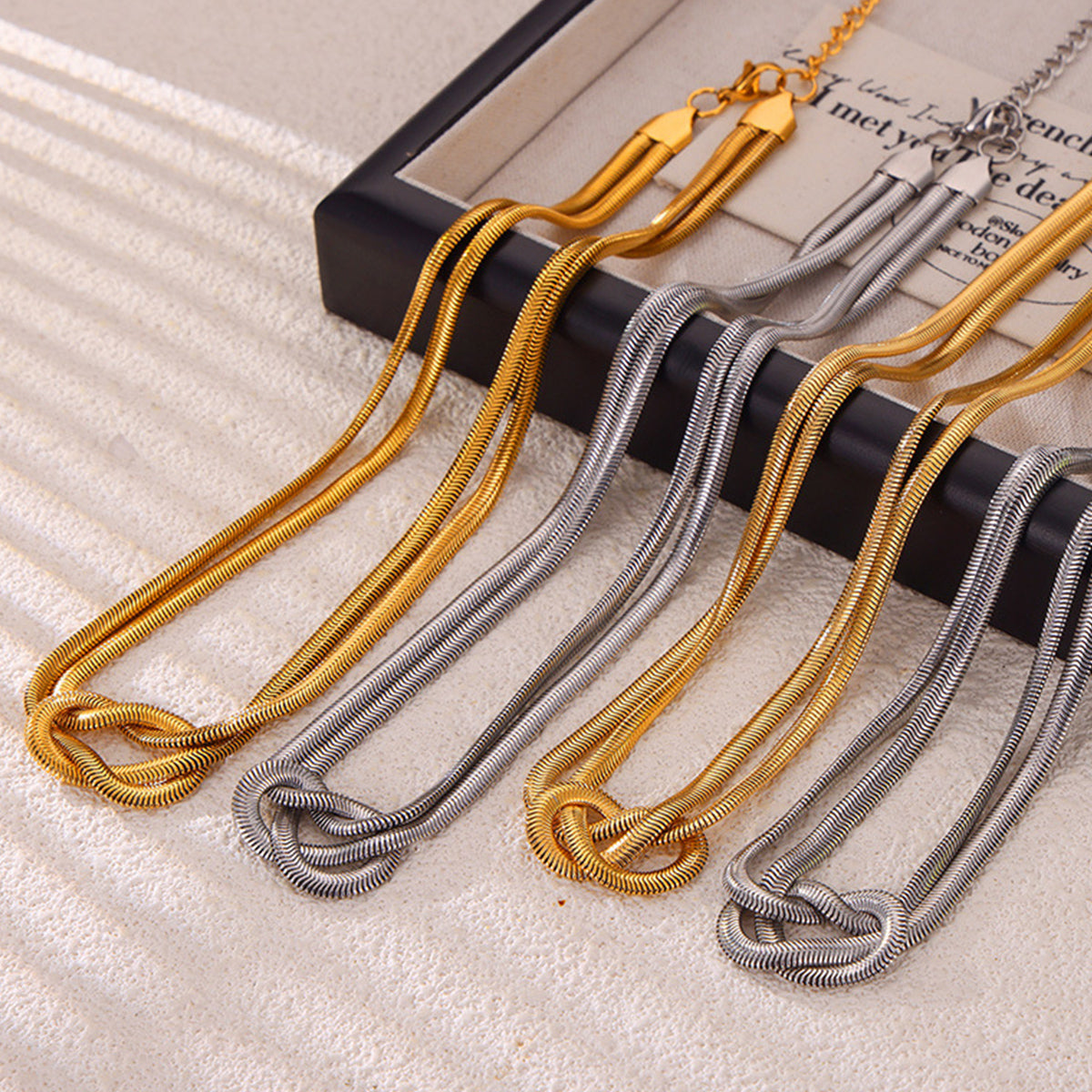 Intertwined Knot Necklace
