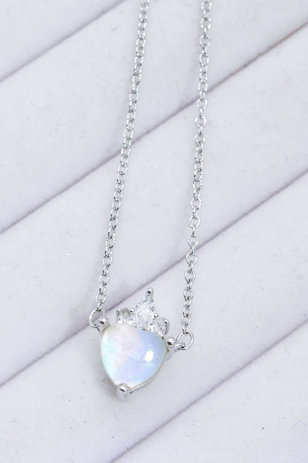 Athena's Charm Moonstone Necklace