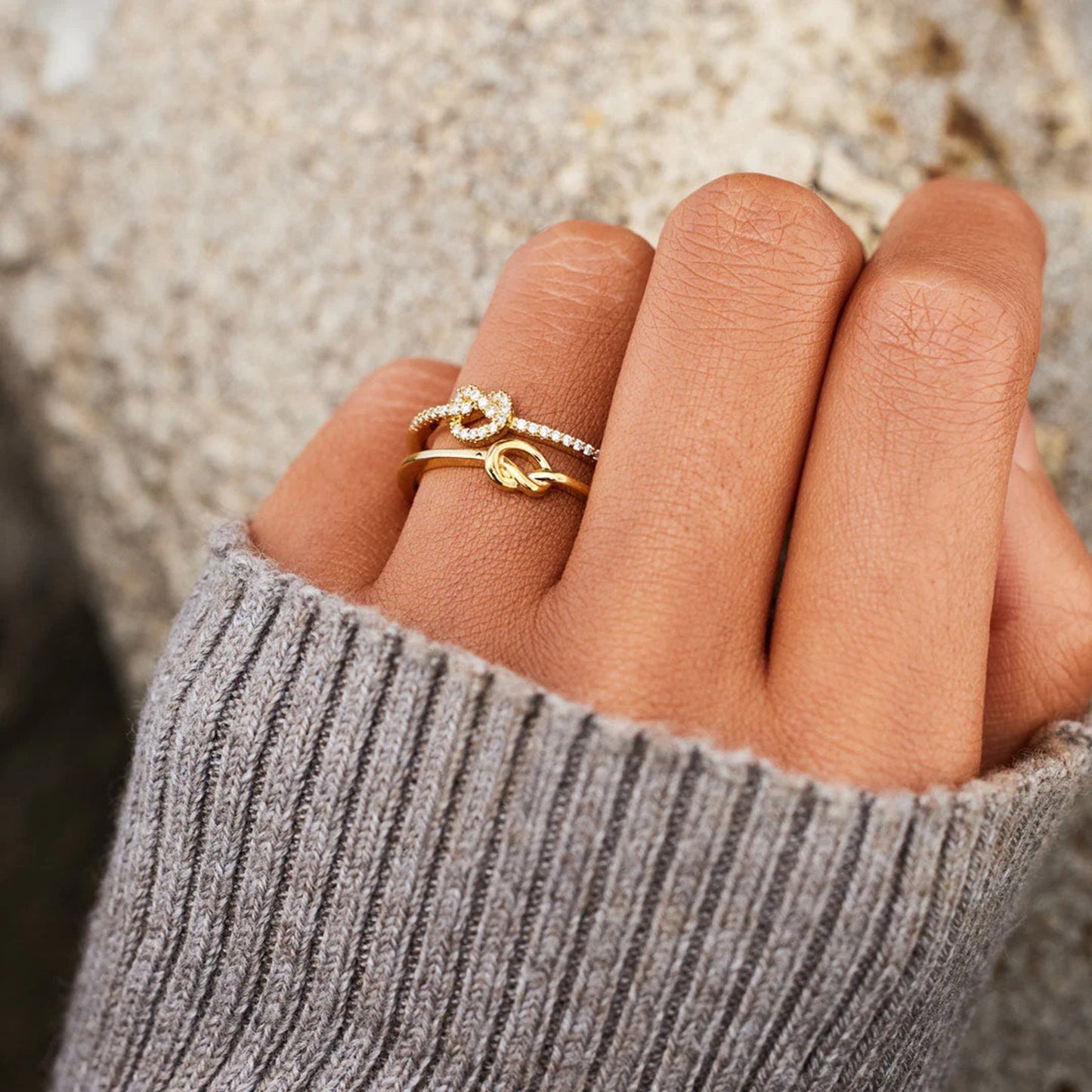 Gia's Knot Infinity Ring