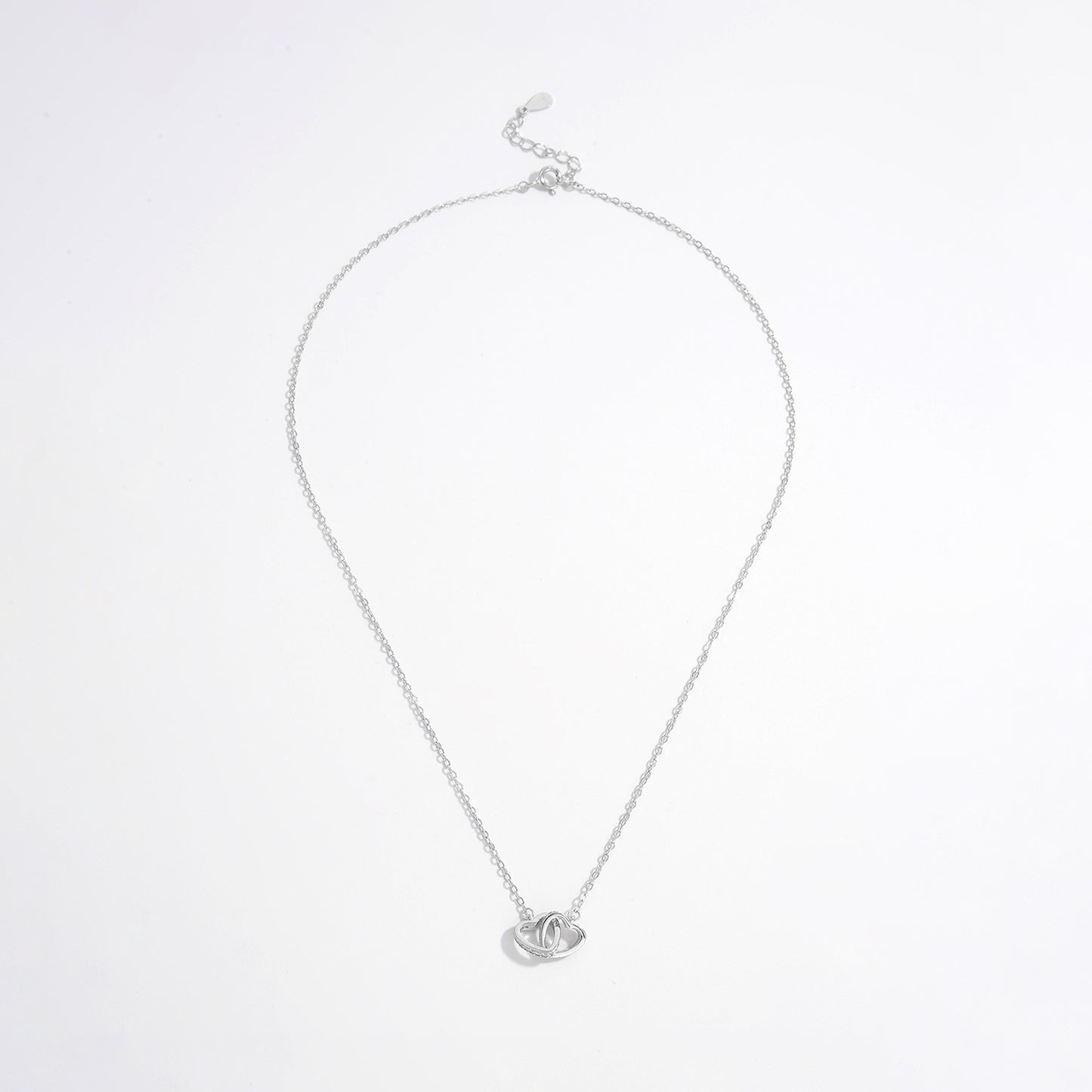 Twin Flame Heart Necklace