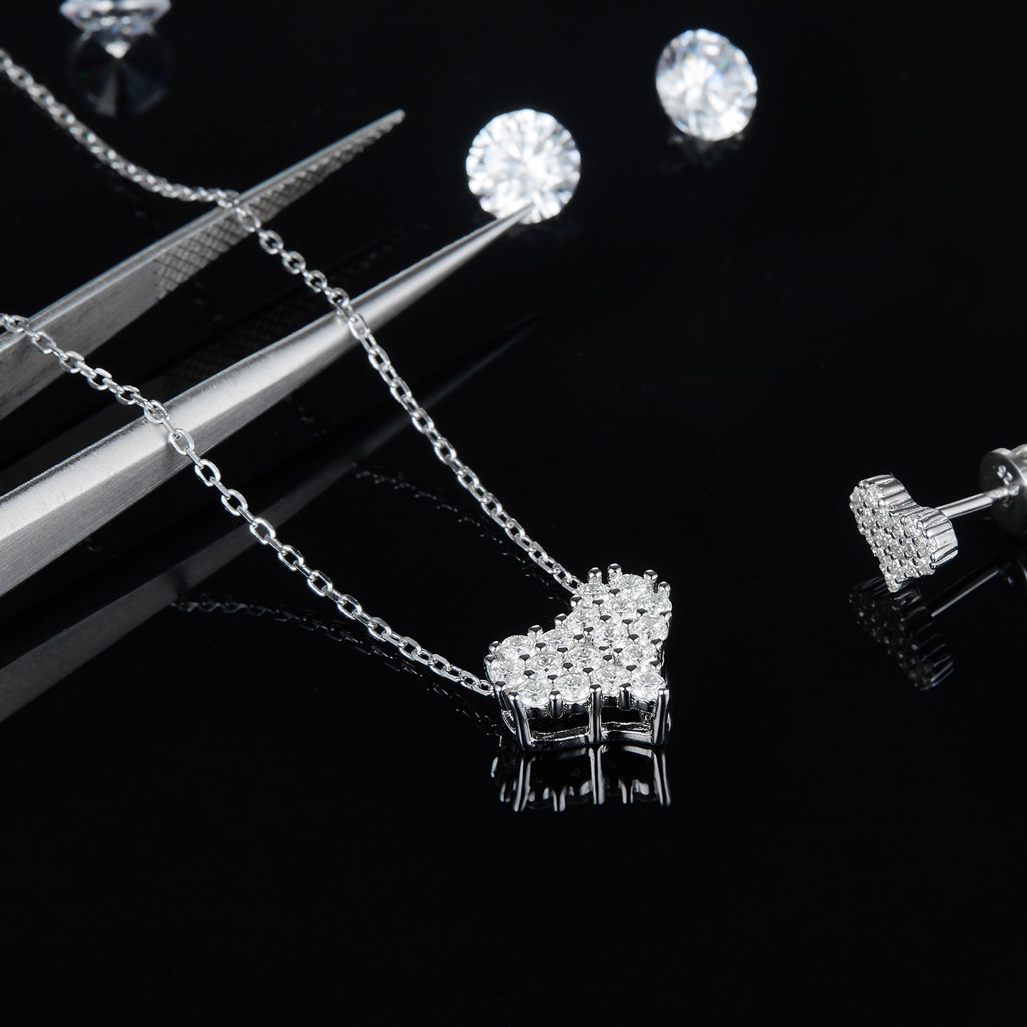 Elena Moissanite Necklace