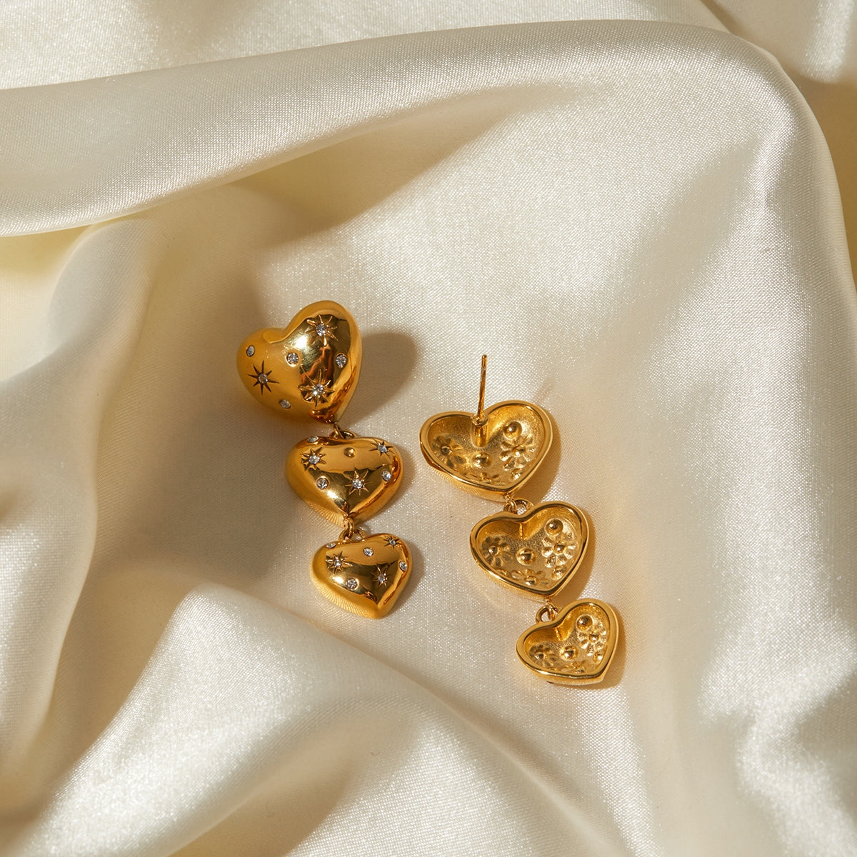 Stellar Heart Earrings
