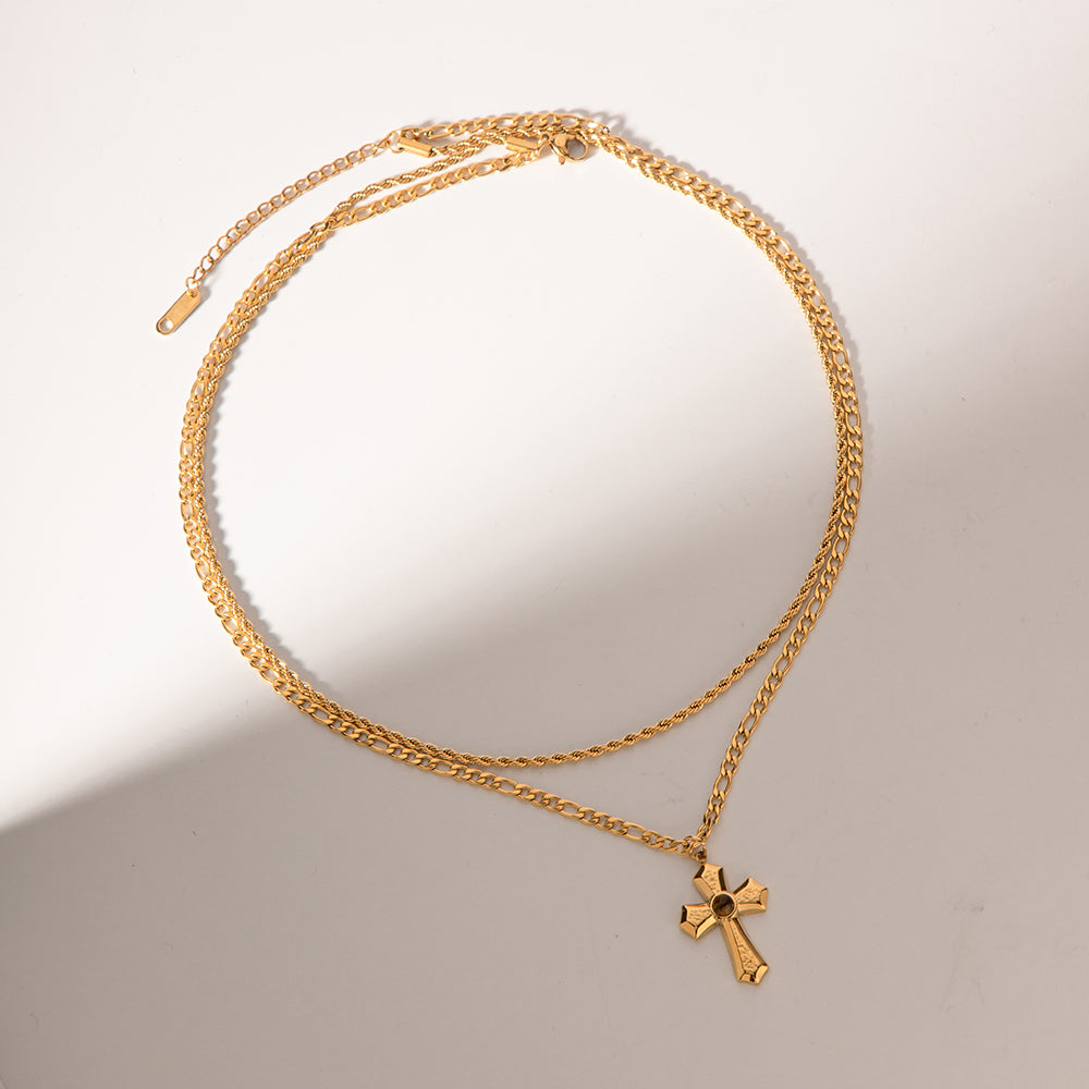 Alfea Cross Necklace