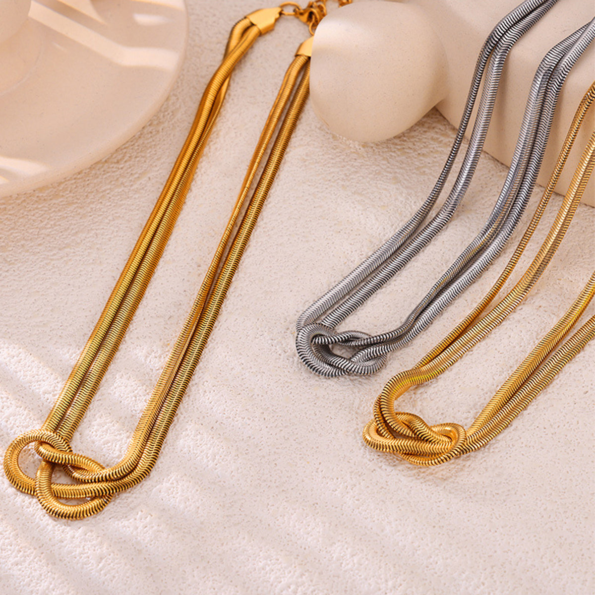 Intertwined Knot Necklace