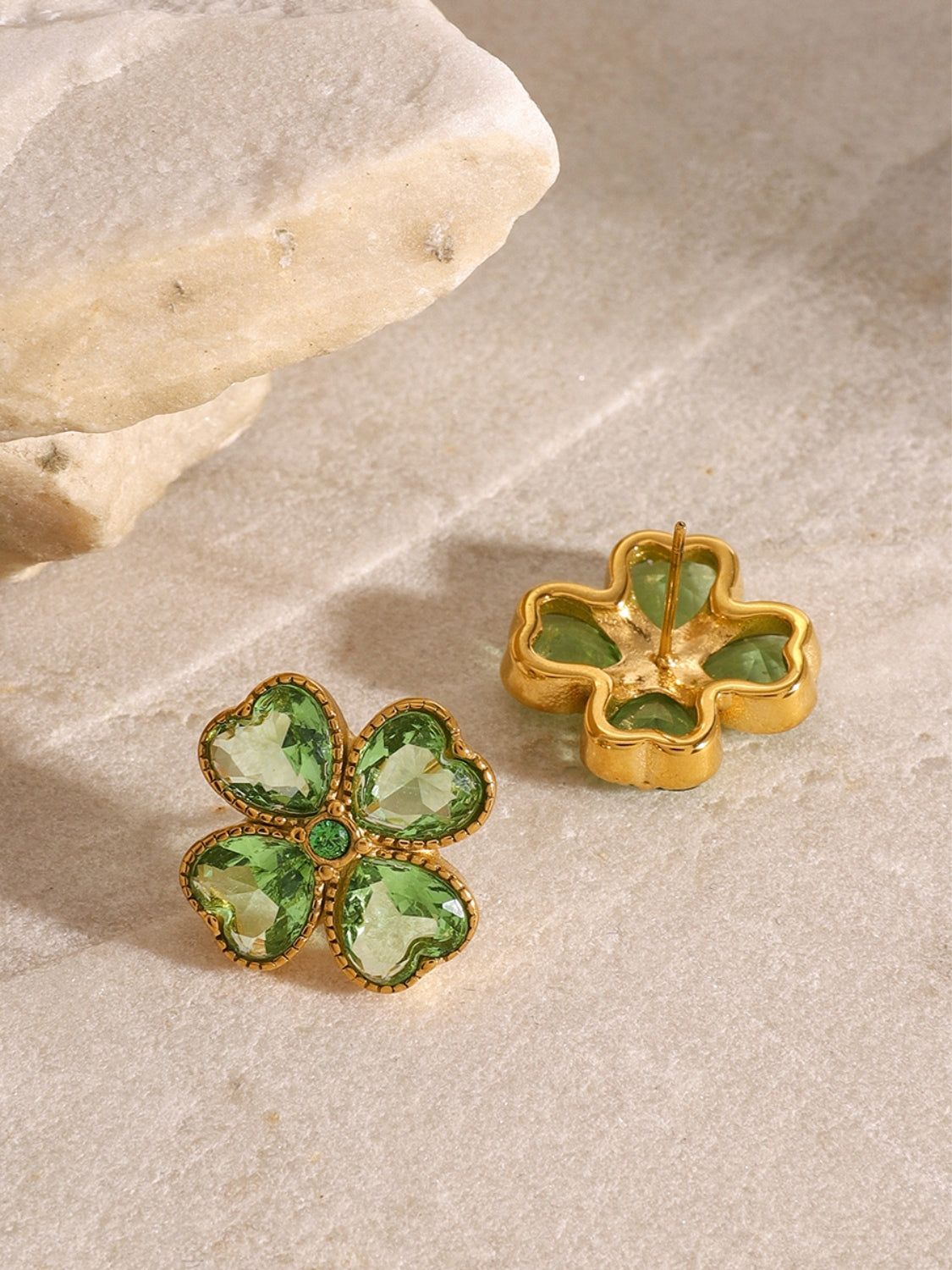 Fated Lucky Clover Earrings