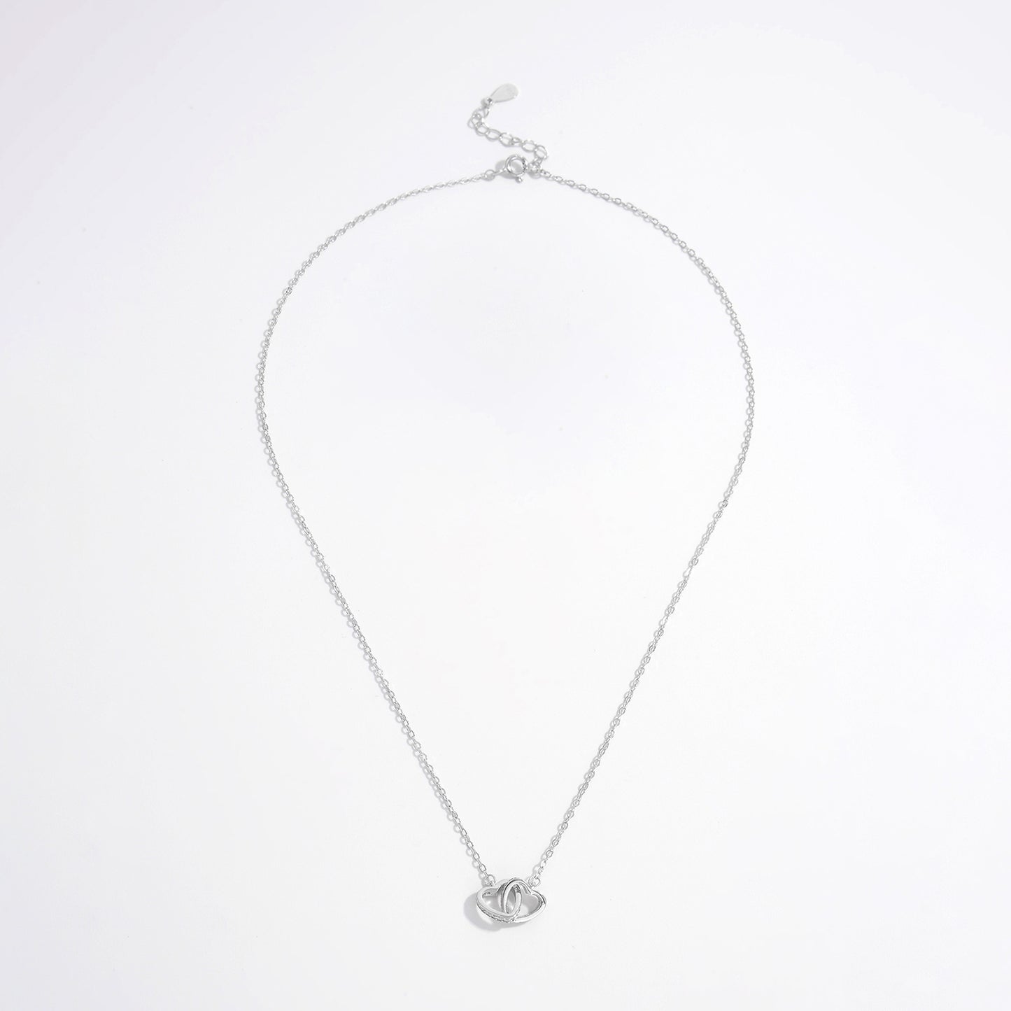 Twin Flame Heart Necklace