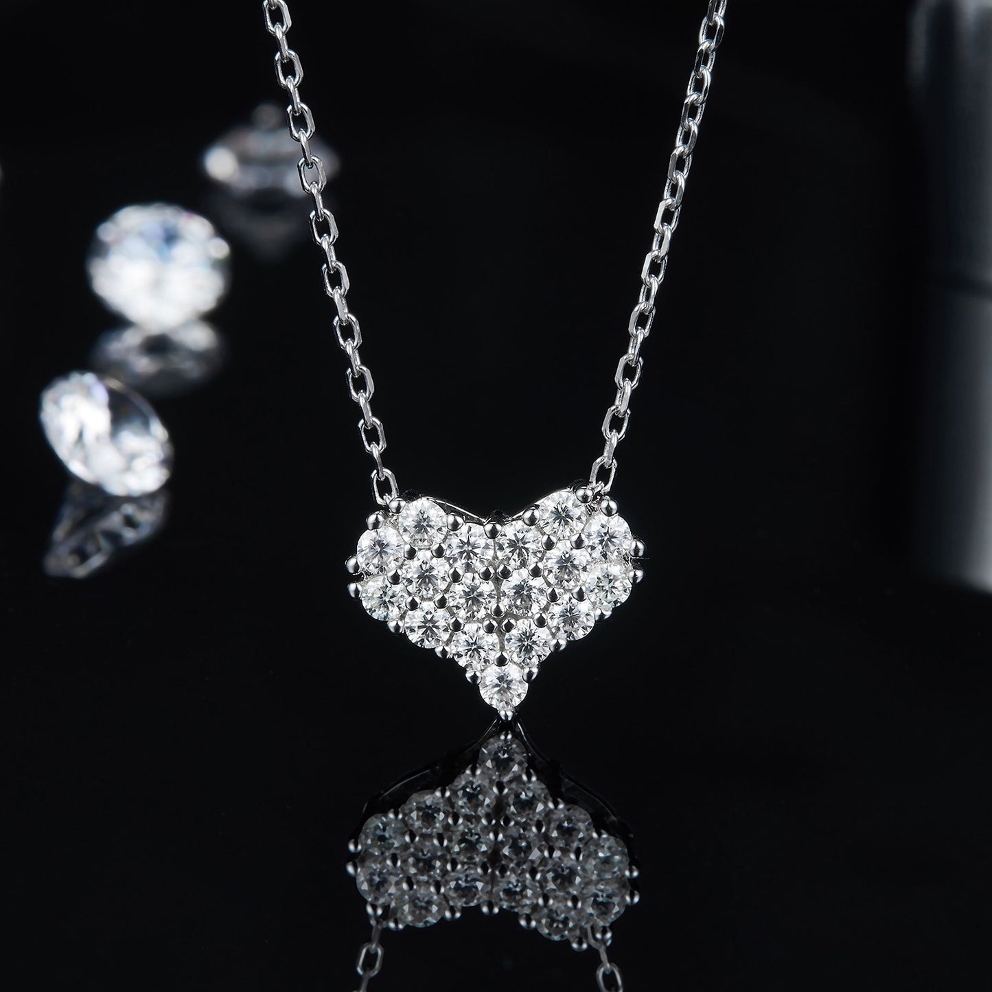Elena Moissanite Necklace