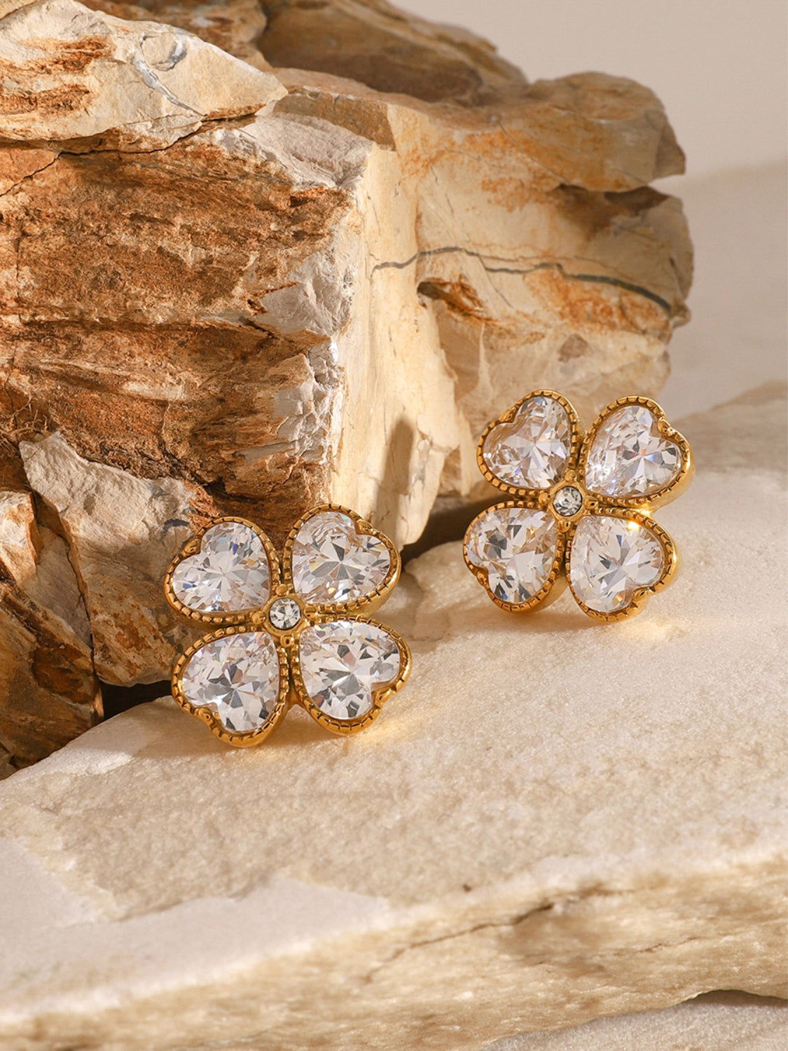 Fated Lucky Clover Earrings