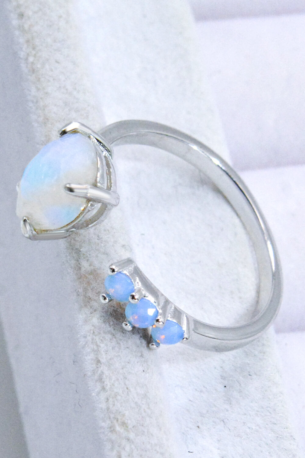 Stardust Moonstone Ring