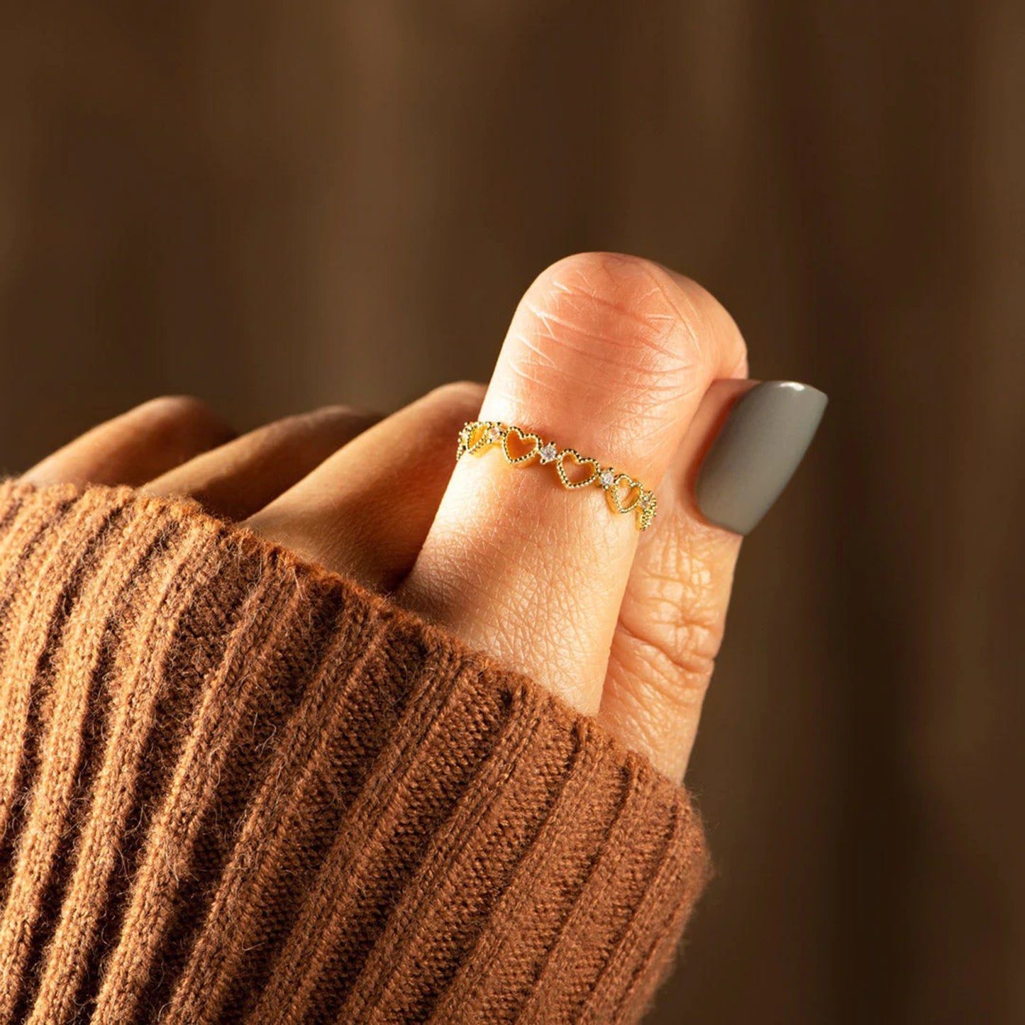 Radiance Heart Ring