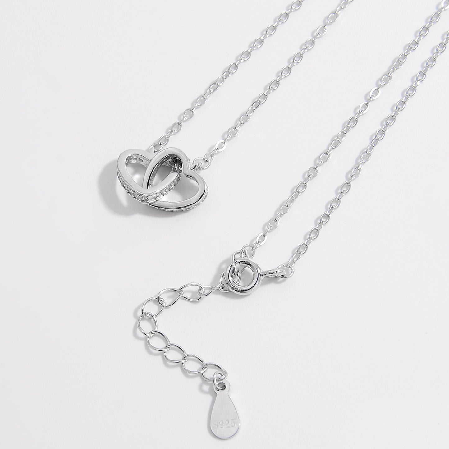 Twin Flame Heart Necklace