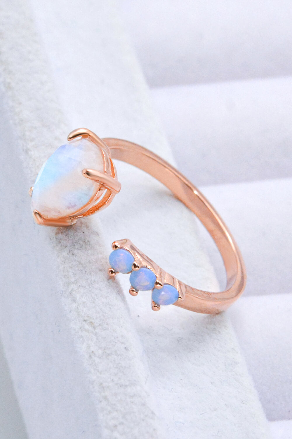 Stardust Moonstone Ring