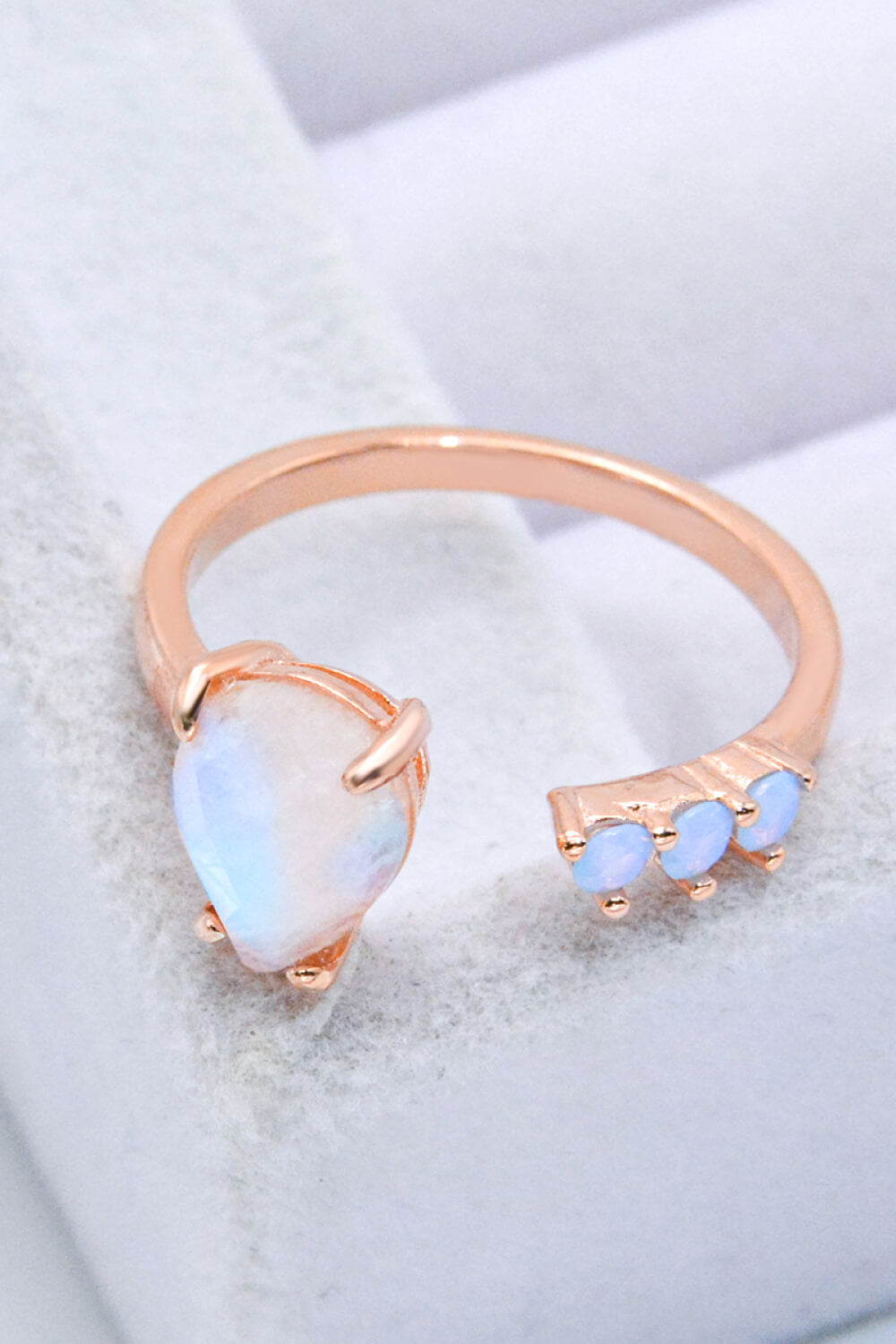 Stardust Moonstone Ring