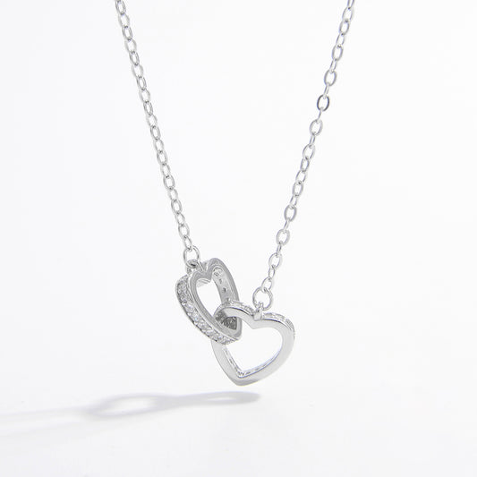 Twin Flame Heart Necklace