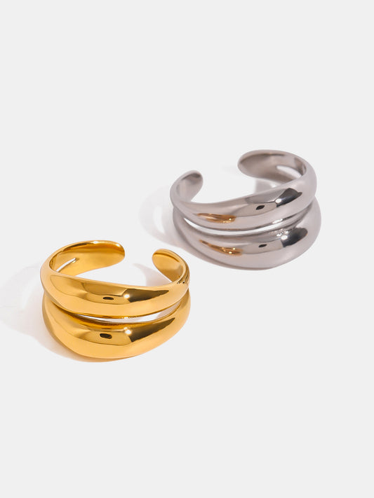 Hadid Double-Layered Ring