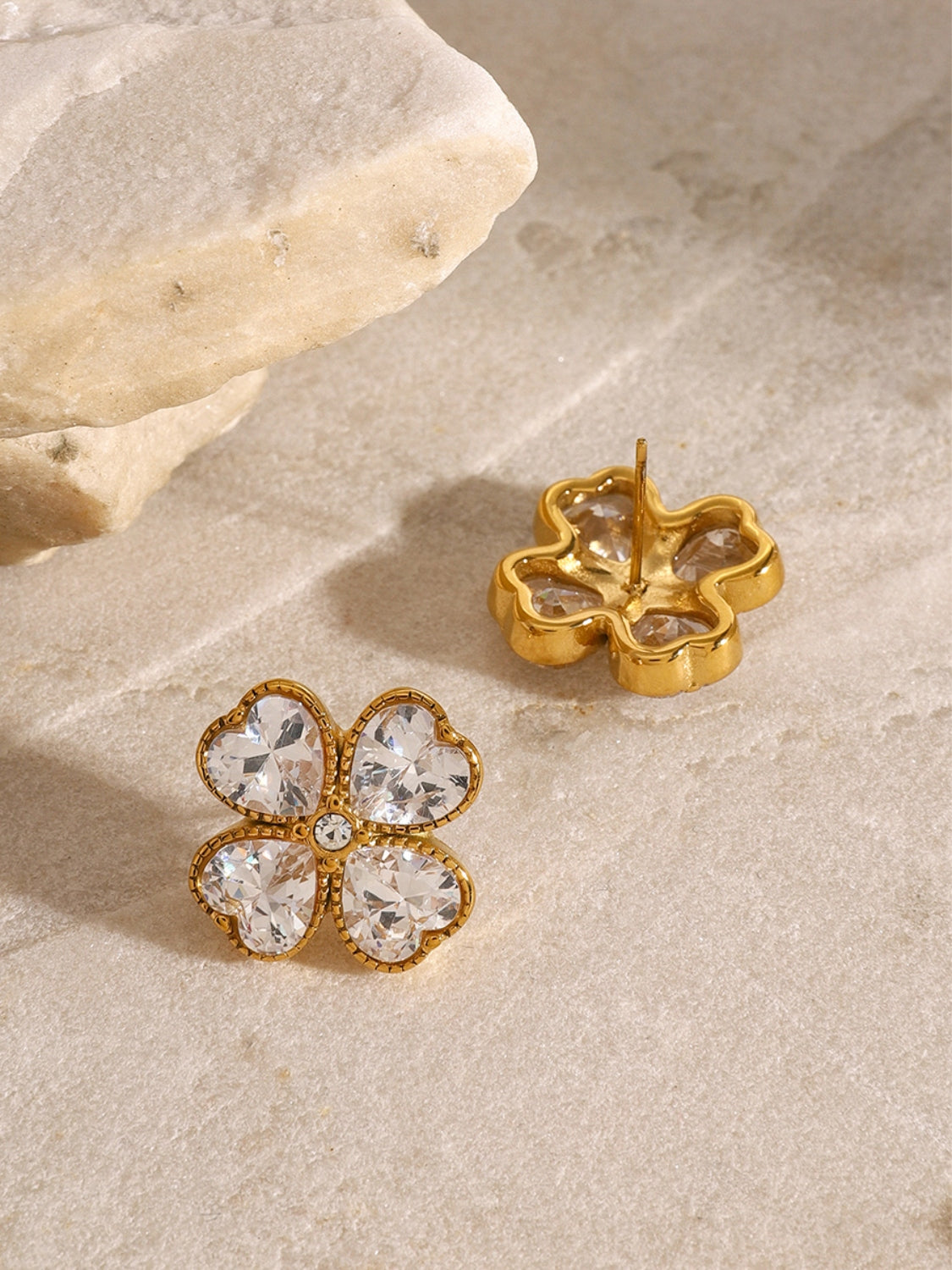 Fated Lucky Clover Earrings