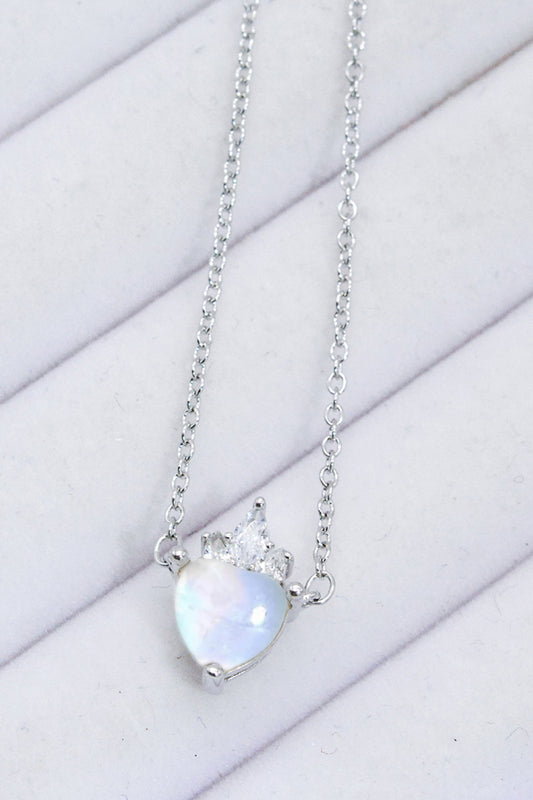 Athena's Charm Moonstone Necklace