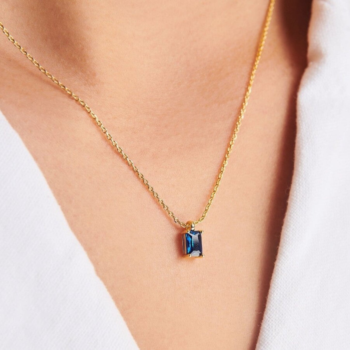 Birthstone Stackable Necklace