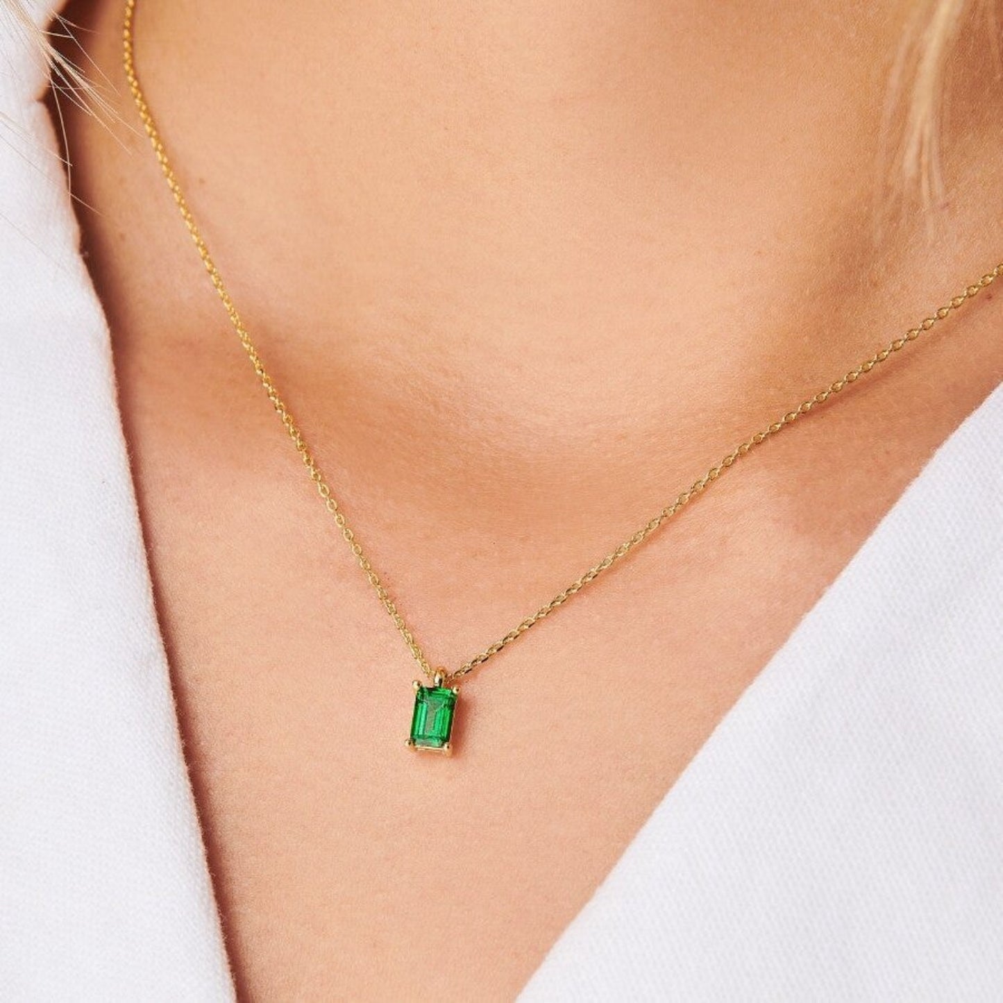 Birthstone Stackable Necklace