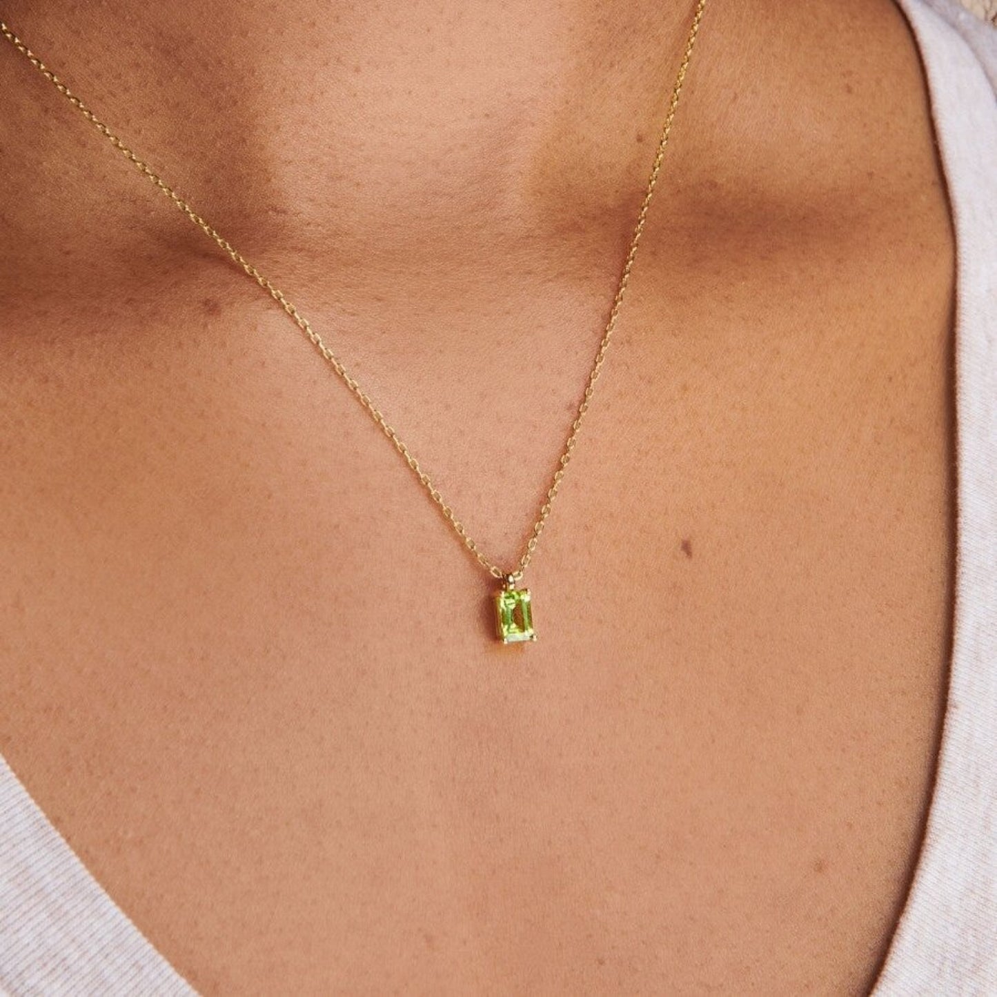 Birthstone Stackable Necklace